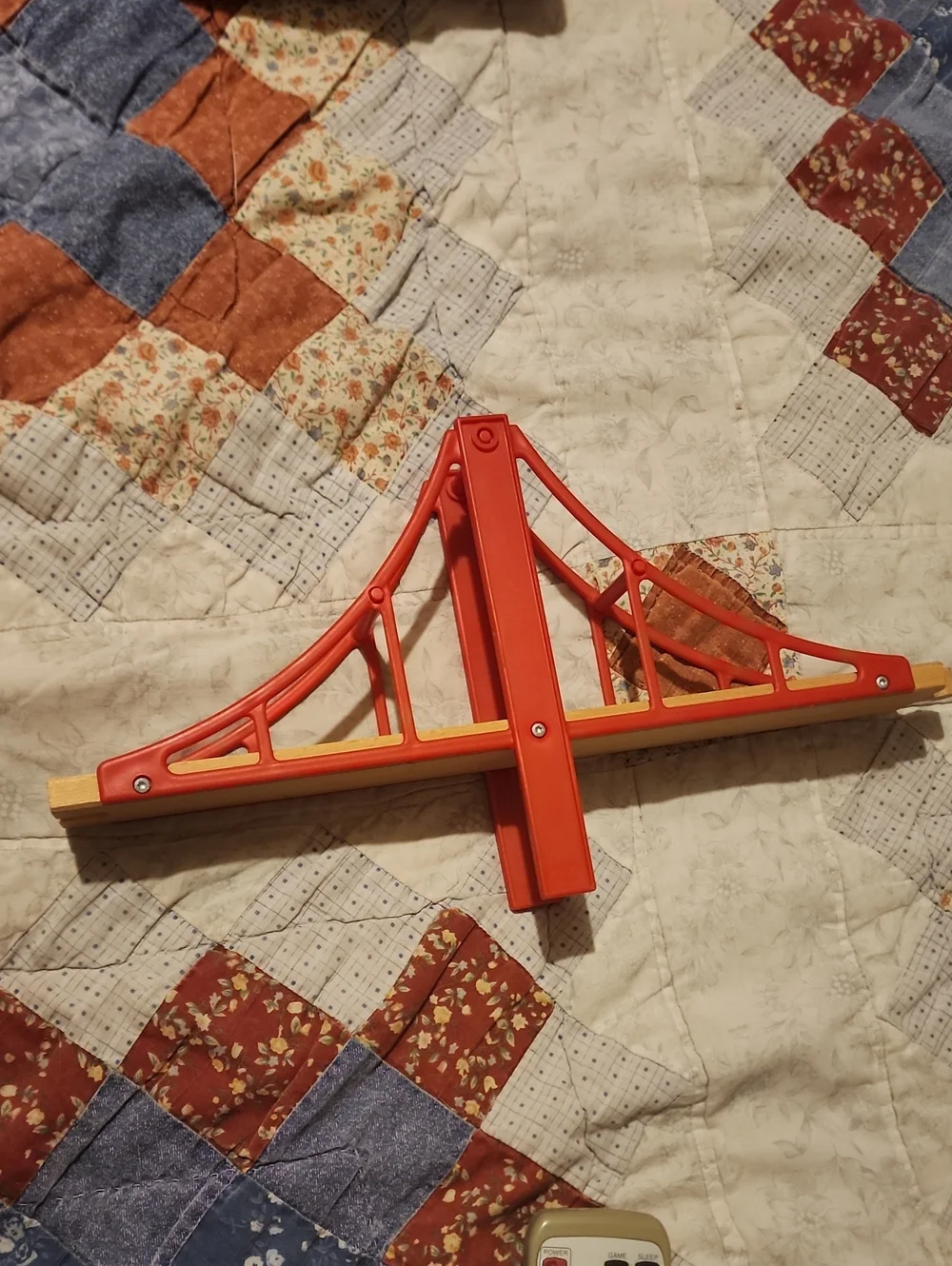 Vintage Brio Red Suspension Bridge
